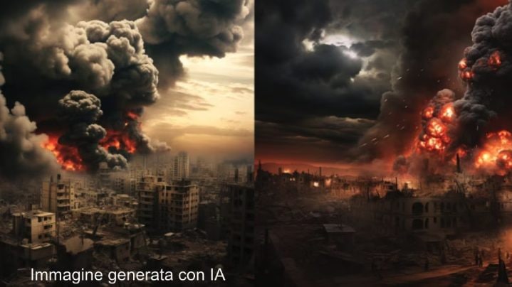 Ces 7 images de 2023 ont changé notre perception du monde: toutes sont faites par l'IA 7 ADOBE | Le foto di Gaza create con l'intelligenza artificiale