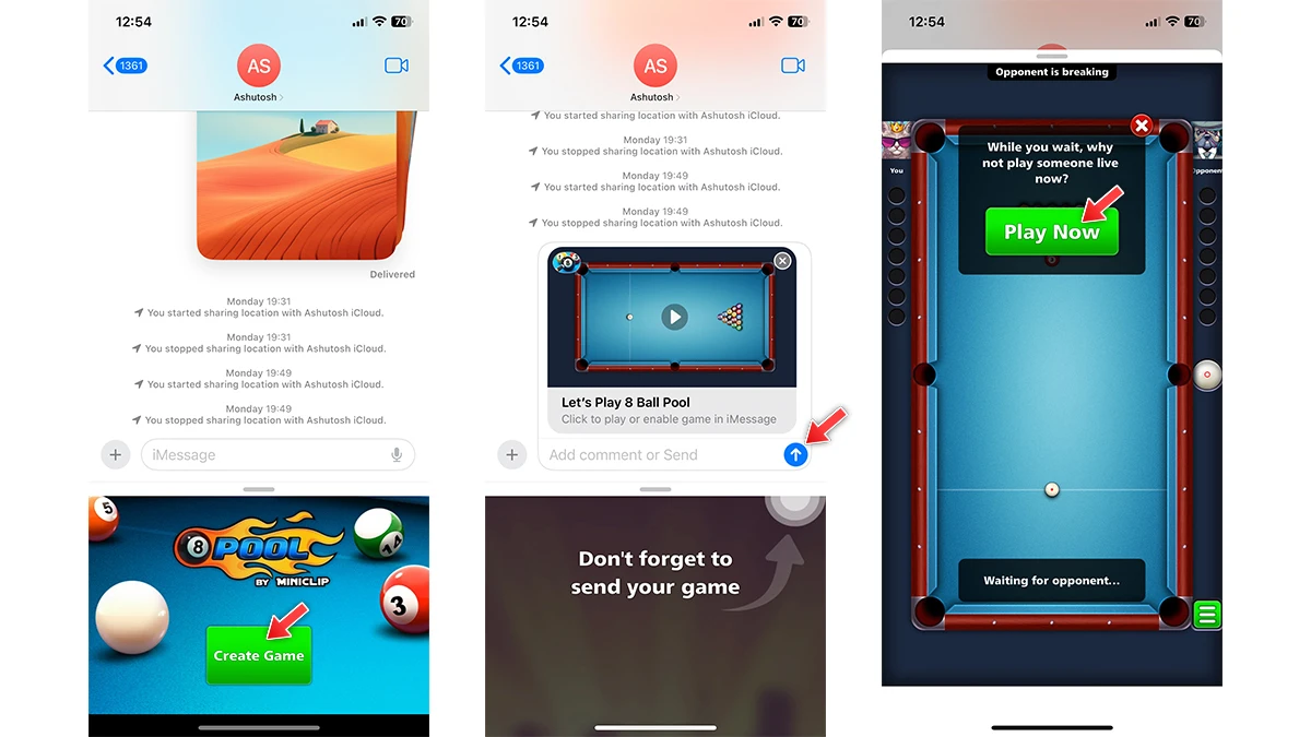 Comment jouer au billard 8 boules sur iMessage 3 Comment jouer à 8 Ball Pool sur iMessage