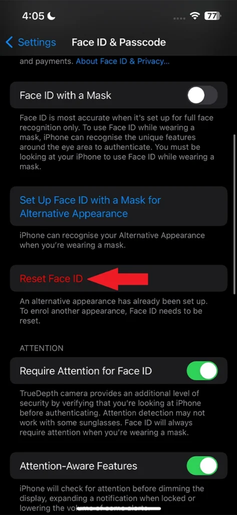 Comment ajouter un deuxième visage à Face ID sur iPhone 4 Comment ajouter un autre Face ID sur iPhone