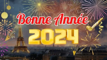 Bonne année 2024, images, drôles, humour, Gifs gratuits pour le réveillon et vœux du Nouvel An 15 Bonne Année 2024 Paris Artifice