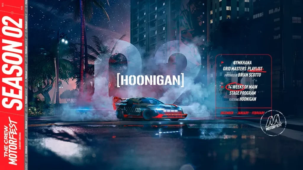 The Crew : Motorfest - Playlist de la saison 2 et liste des voitures 2 Liste des playlists et des voitures de la saison 2 de The Crew Motorfest