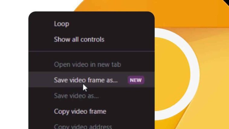 Le navigateur Google Chrome Canary supporte désormais par défaut "l'extraction des images des vidéos" 1 extract video frames