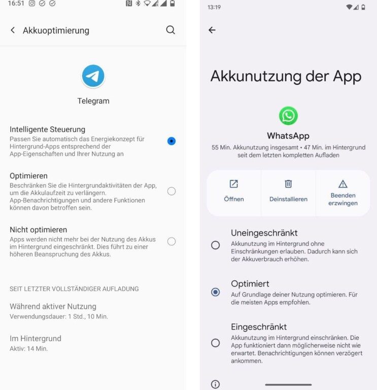 La batterie est-elle à plat ? Ces applications sont probablement responsables 5 Capture d'écran de l'optimisation de l'utilisation de la batterie sous Android