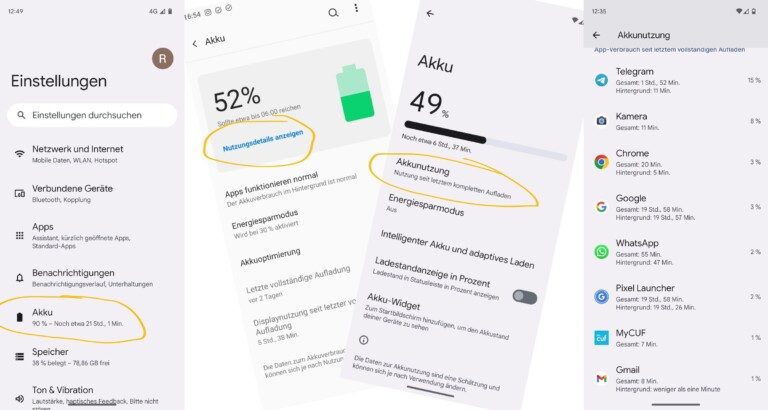 La batterie est-elle à plat ? Ces applications sont probablement responsables 3 Capture d'écran du résumé de la consommation de la batterie sous Android