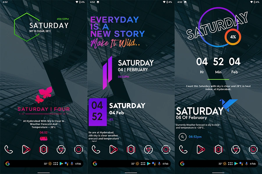 Les 12 meilleurs widgets KWGT pour personnaliser l'écran d'accueil Android 11 best kwgt widgets