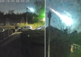 Grossa meteora infuocata squarcia i cieli d’Europa: oltre 100 segnalazioni da Francia e Regno Unito