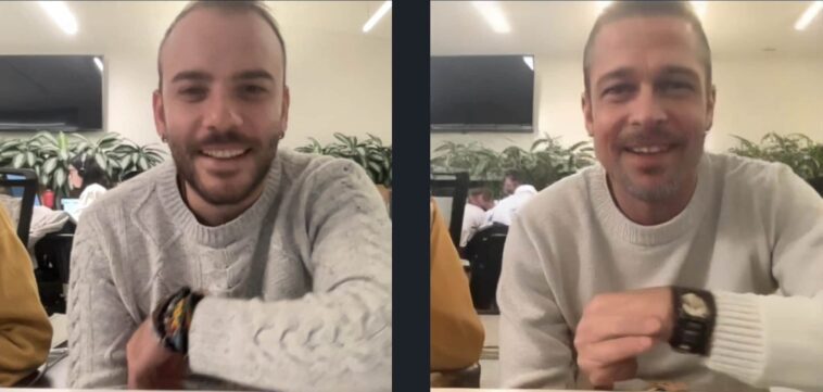 Nous avons fait un appel vidéo avec Brad Pitt mais il ne le sait toujours pas 1 Abbiamo fatto una videochiamata con Brad Pitt ma lui ancora non lo sa