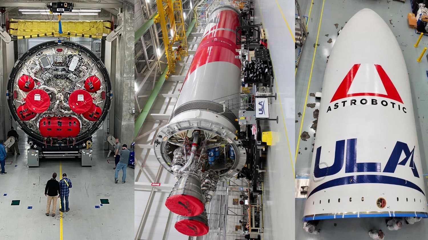 Imagem do foguetão Vulcan Centaur da United Launch Alliance, financiado pela NASA, que vai aterrar na Lua
