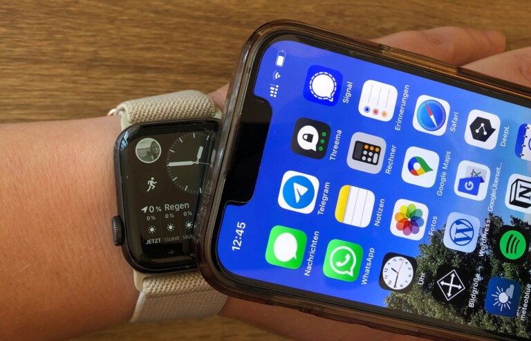 NameDrop entre AppleWatch et iPhone