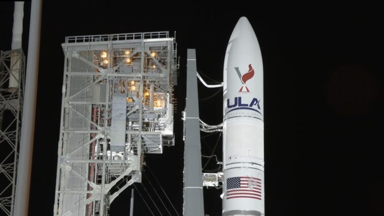 Photo de la première mission privée vers la Lune montre qu'il y a quelque chose de terriblement faux 1 Imagem da Vulcan Centaur