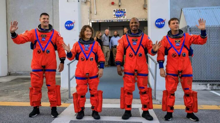 La NASA reporte les premières missions habitées Artemis... le voyage vers la Lune est reporté à... 1 Tripulação da Artemis II da NASA