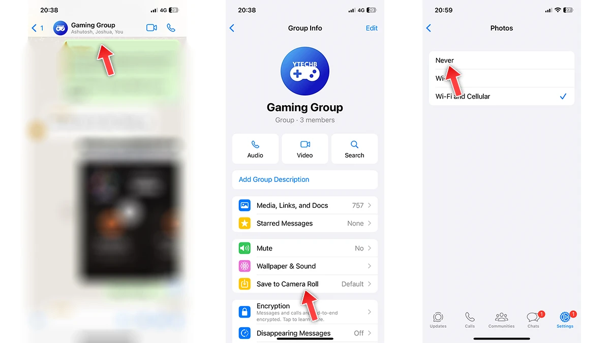 Comment empêcher WhatsApp de sauvegarder les photos 3 Comment empêcher WhatsApp d'enregistrer les photos