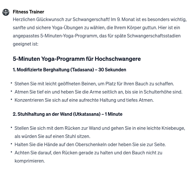 ChatGPT-Store: 5 Applications qui améliorent votre quotidien 6 Entraînement fitness par IA