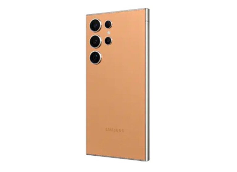 Le S24 Ultra est également disponible dans cette superbe couleur orange. (Photo : Samsung)