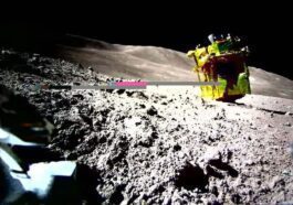 La prima foto del lander giapponese SLIM sulla Luna mostra cos’è andato storto