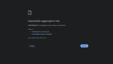 Tiscali mail en panne aujourd'hui, problèmes avec le service de messagerie : pourquoi ne fonctionne-t-il pas et quand sera-t-il rétabli 16 Tiscali mail down oggi, problemi con il servizio mail: perché non funziona e quando sarà ripristinato