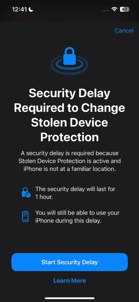 Comment activer la protection des appareils volés sur iPhone 3 Comment activer la protection contre les appareils volés sur iPhone