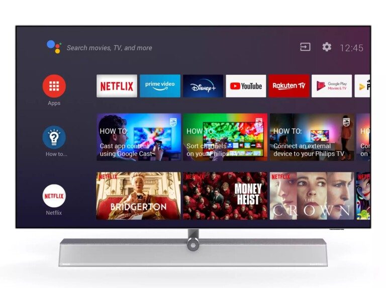 Connecter une télévision à internet : Comment faire avec LG, Samsung, Panasonic et cie 4 Philips mise sur Google TV, ce qui permet une configuration simple de la connexion Internet. (Photo : Philips)