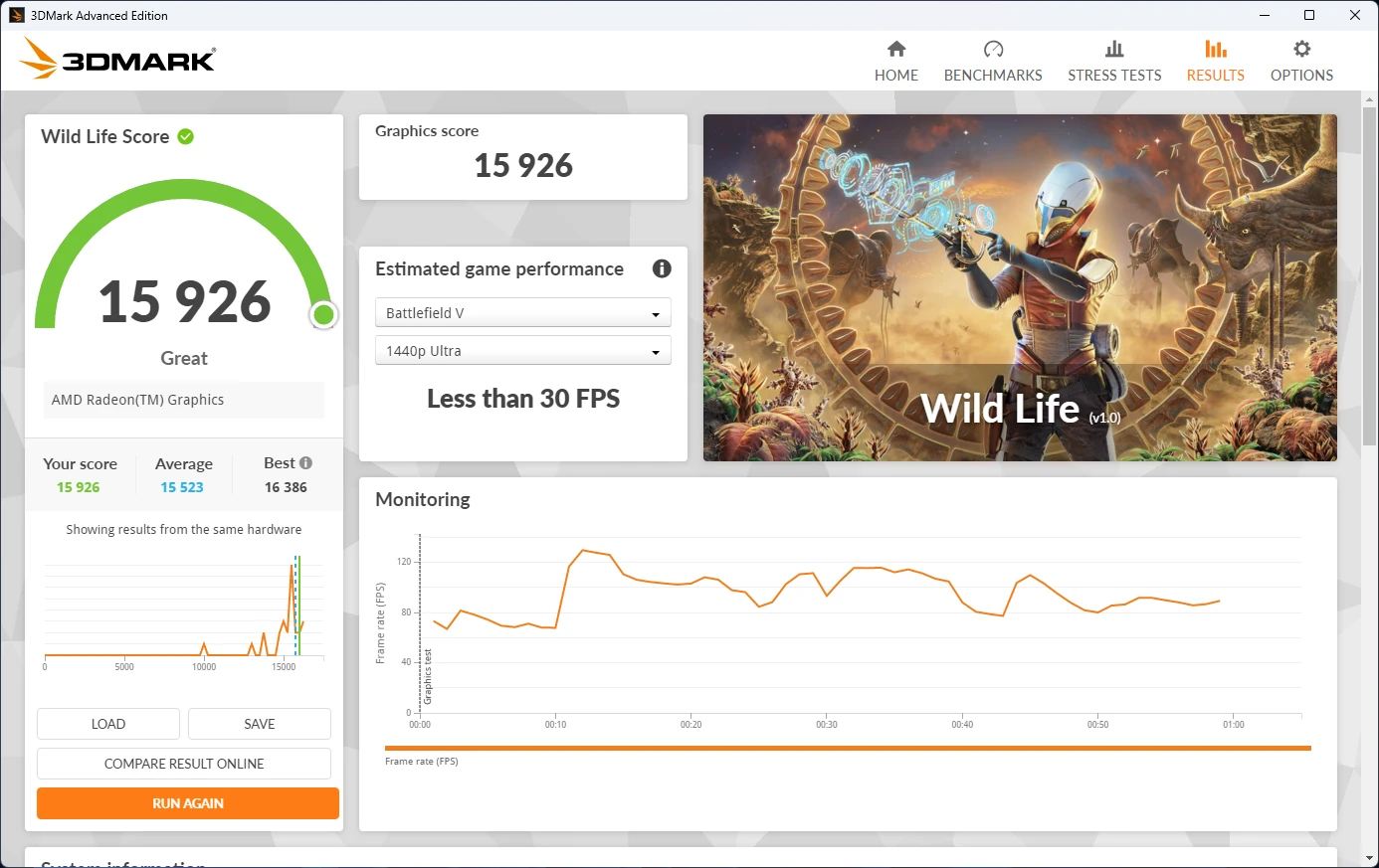 Acepc WizBox G en TEST: Le Mini PC Gaming équipé d'un AMD R7, Radeon 680 et 32Go DDR5 39 Acepc Wizbox G Mini Pc Gaming 3d Mark Wild Life Score