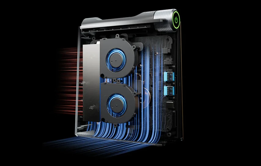Acepc WizBox G en TEST: Le Mini PC Gaming équipé d'un AMD R7, Radeon 680 et 32Go DDR5 15 Acepc Wizbox G Mini Pc Gaming Fan