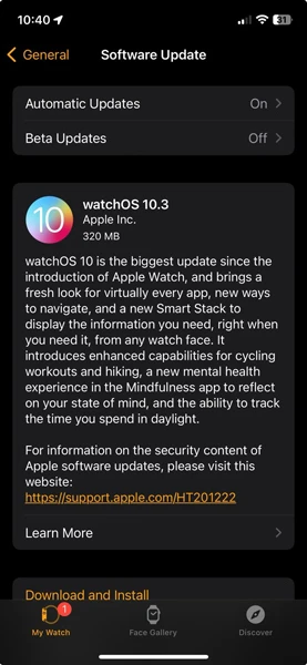 Apple publie watchOS 10.3 avec le cadran Unity Bloom et des corrections de bugs 2 watchos 10.3 update