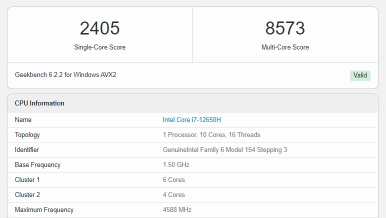 Beelink SEi12 en TEST: Le Mini PC bien conçu, équipé d'un Core i7-12650H et 32Go DDR4 44 Beelink Sei 12 Mini Pc Review Test Intel I7 12650h Netcost Bench Geekbench 6