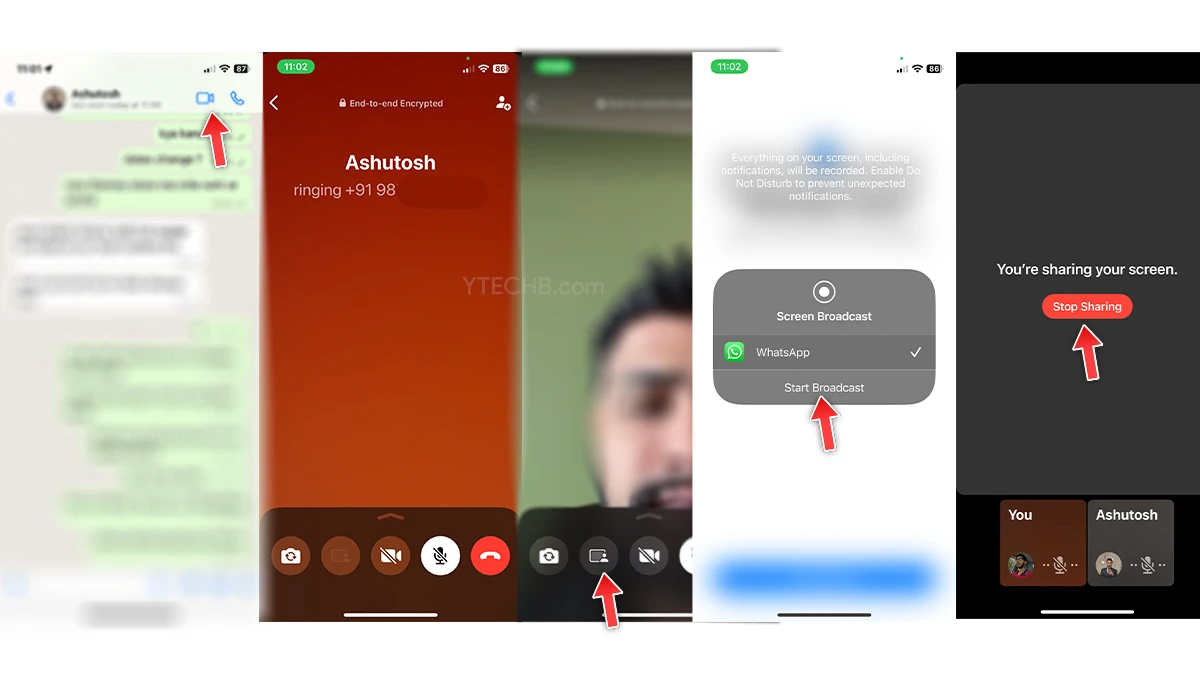 Comment partager l'écran sur WhatsApp depuis iPhone, Android et un ordinateur de bureau 2 How to Share Screen on WhatsApp