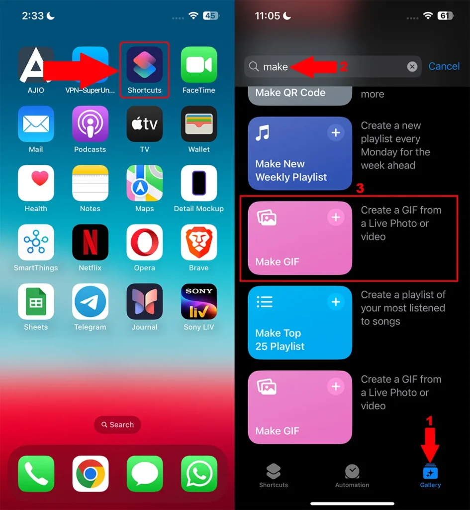 Comment transformer une vidéo en GIF sur iPhone 2 Comment convertir une vidéo en GIF sur iPhone