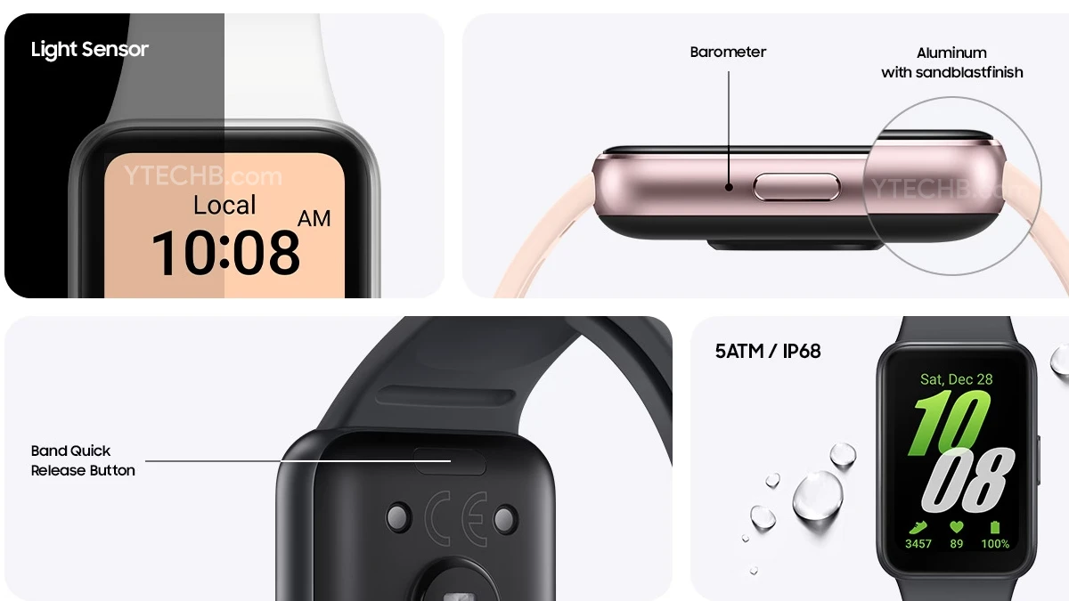 EXCLUSIF – Fiche technique complète et images officielles fuitées du Samsung Galaxy Fit 3 2 Spécifications exclusives du Samsung Galaxy Fit 3