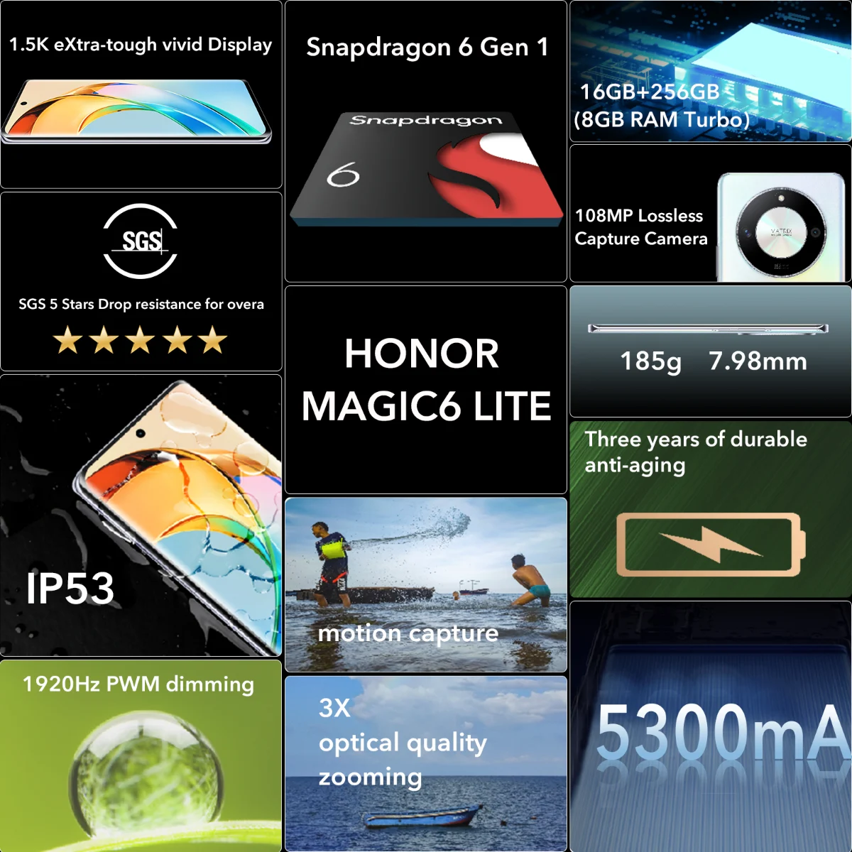 HONOR Magic6 Lite 5G : Le nouveau smartphone de pointe 7 Honor Magic6 Lite 5g (7)