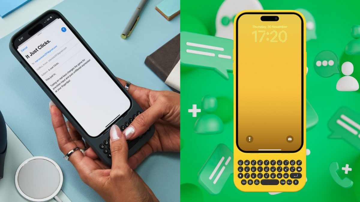 Il existe maintenant une coque pour ramener les claviers physiques sur les smartphones : comment fonctionne Clicks 2 Il existe maintenant une coque pour ramener les claviers physiques