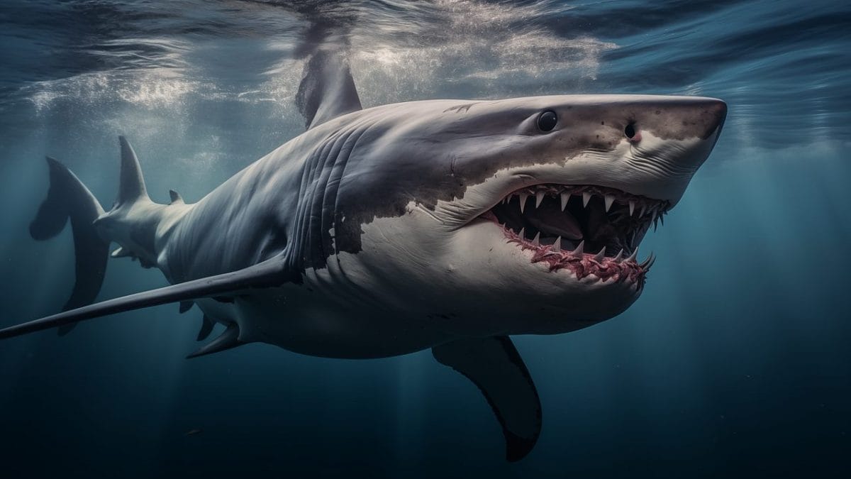 Le mégalodon n'est pas le "méga" requin que nous pensions : la nouvelle découverte sur ses dimensions 2 Représentation artistique d'un mégalodon. Crédit : Roland/Pixabay