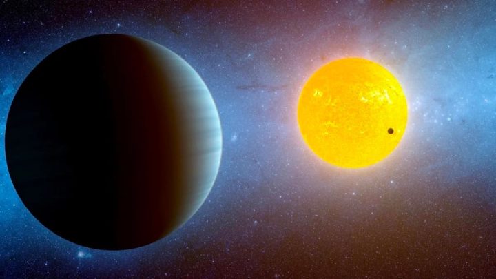 Les astronomes ont découvert une nouvelle planète similaire à la Terre, mais beaucoup plus chaude 2 Ilustração do exoplaneta HD 63433d, da sua estrela e do seu irmão, HD 63433b. Existem algumas similaridades com a Terra