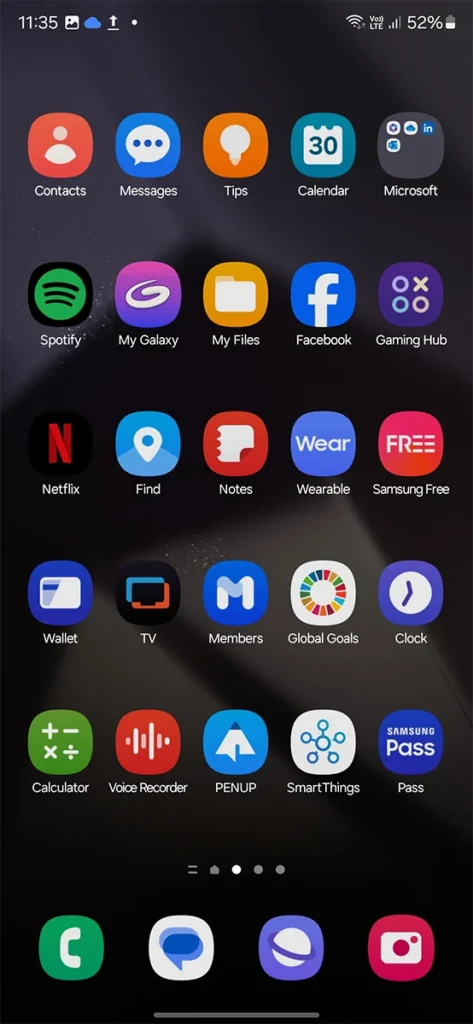 Liste des applications pré-installées Samsung Galaxy S24 Ultra 2 Galaxy S24 Pre-Installed Apps