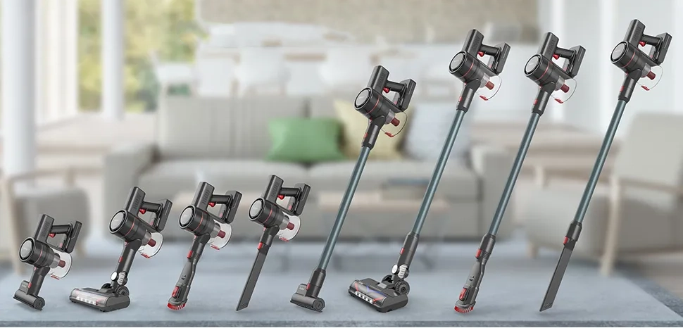 L'Aspirateur Balai Sans Fil Redkey P9 à prix cassé actuellement ! Puissant, Polyvalent et Pratique 5 Redkey P9 Multifonction 8 En 1