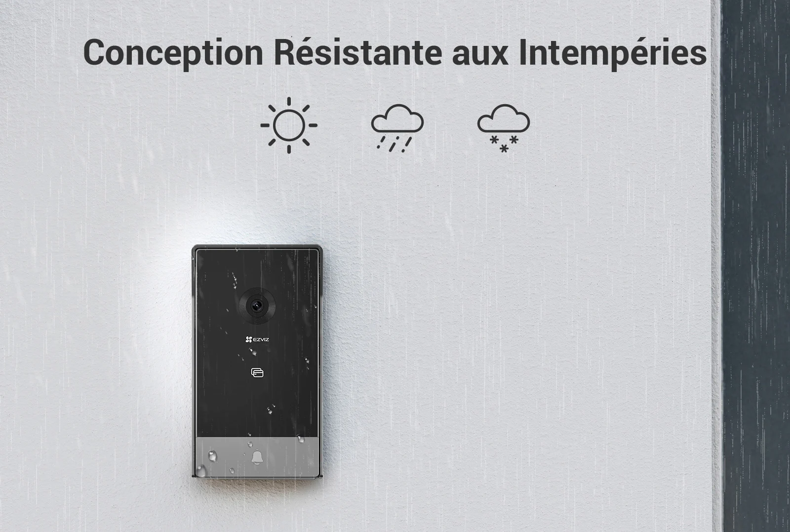 Visiophone/Interphone intelligent EZVIZ CP7: L’accès à votre maison à distance et sécurisé 8 Visiophoneinterphone Intelligent Ezviz Cp7 (1)