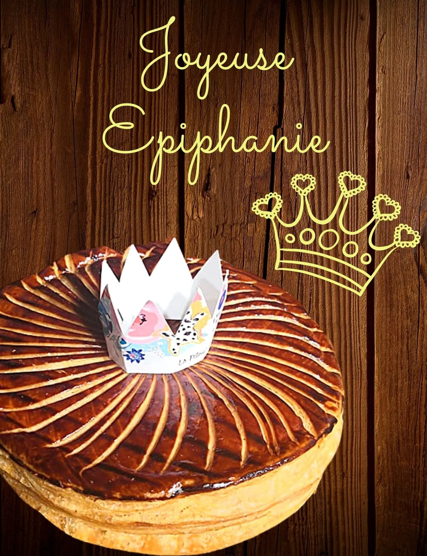 Joyeuse Épiphanie 2025 : images et gifs amusants à partager pour célébrer la Befana 5 Joyeuse Epiphanie Galette