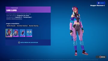 Club de Fortnite de février 2024: comment obtenir la nouvelle tenue Lana Llama 3 club fortnite fevrier 2024 nouvelle skin lana llama