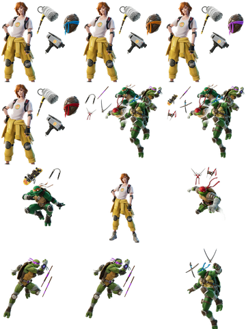 fortnite tortugas ninja nuevas skins