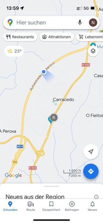 Applications d'urgence : rentrer en toute sécurité grâce au smartphone 4 Suivi de localisation avec Google Maps
