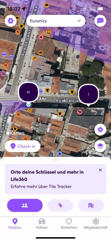 Applications d'urgence : rentrer en toute sécurité grâce au smartphone 5 Localisation avec Life 360