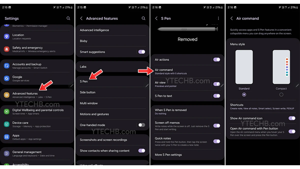 Comment ajouter des raccourcis d'application au menu Air Command sur le Galaxy S24 Ultra 3 Comment ajouter des raccourcis d'applications au menu Air Command sur le Galaxy S24 Ultra