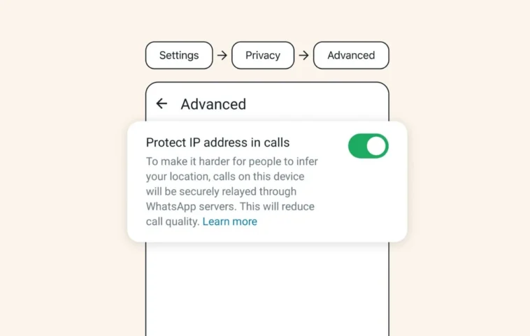Comment rendre les appels WhatsApp plus sécurisés en cachant votre localisation 1 How to Enable Protect IP Address in Calls Feature on WhatsApp
