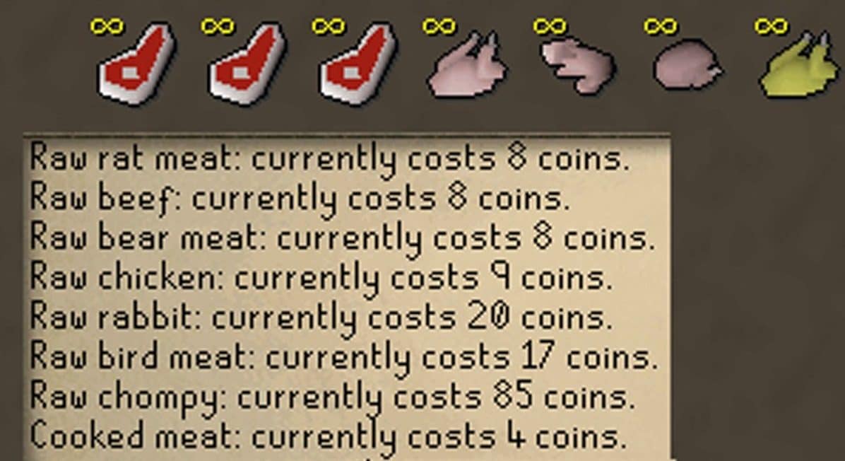 Pourquoi continuons-nous à exploiter les animaux dans les jeux vidéo 5 ANIMAUX DANS LES JEUX VIDÉO | Apparence de la viande dans Runescape, un titre de 2001
