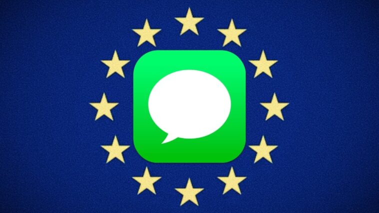 DMA : Apple ne sera pas obligé d'ouvrir iMessage aux concurrents 1 Ilustração iMessage livre da DMA da União Europeia