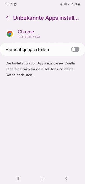 Google Gemini: Comment installer le successeur de l'Assistant 4 Activez l'interrupteur pour pouvoir installer l'application.