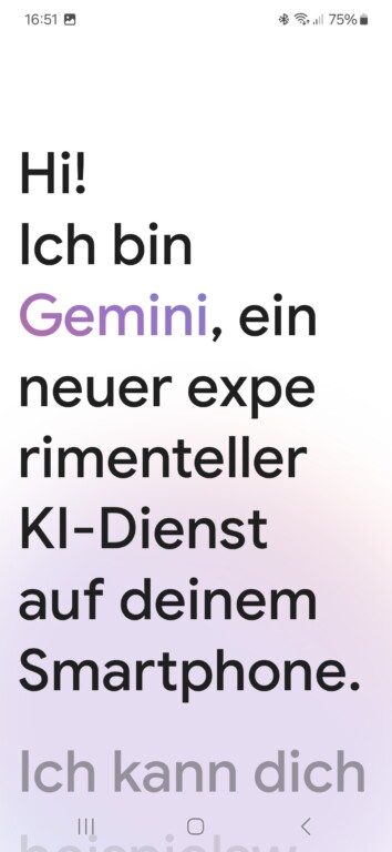 Google Gemini: Comment installer le successeur de l'Assistant 7 C'est parti. (Capture d'écran)