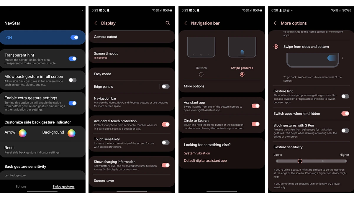 Comment masquer la barre de gestes sur Samsung Galaxy S24 5 Comment masquer la barre de gestes sur le Samsung Galaxy S24
