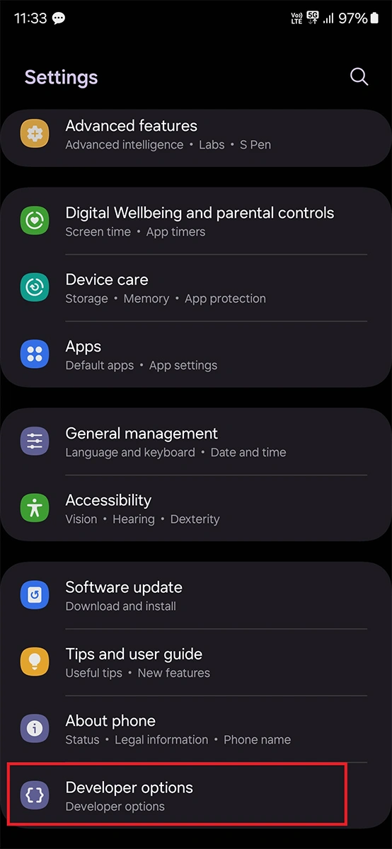 Comment désactiver GOS sur Galaxy S24 (Ultra) 4 How to Disable GOS on Galaxy S24