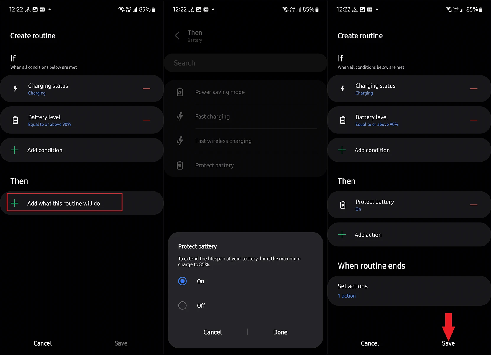 Comment limiter la charge sur les téléphones Samsung Galaxy